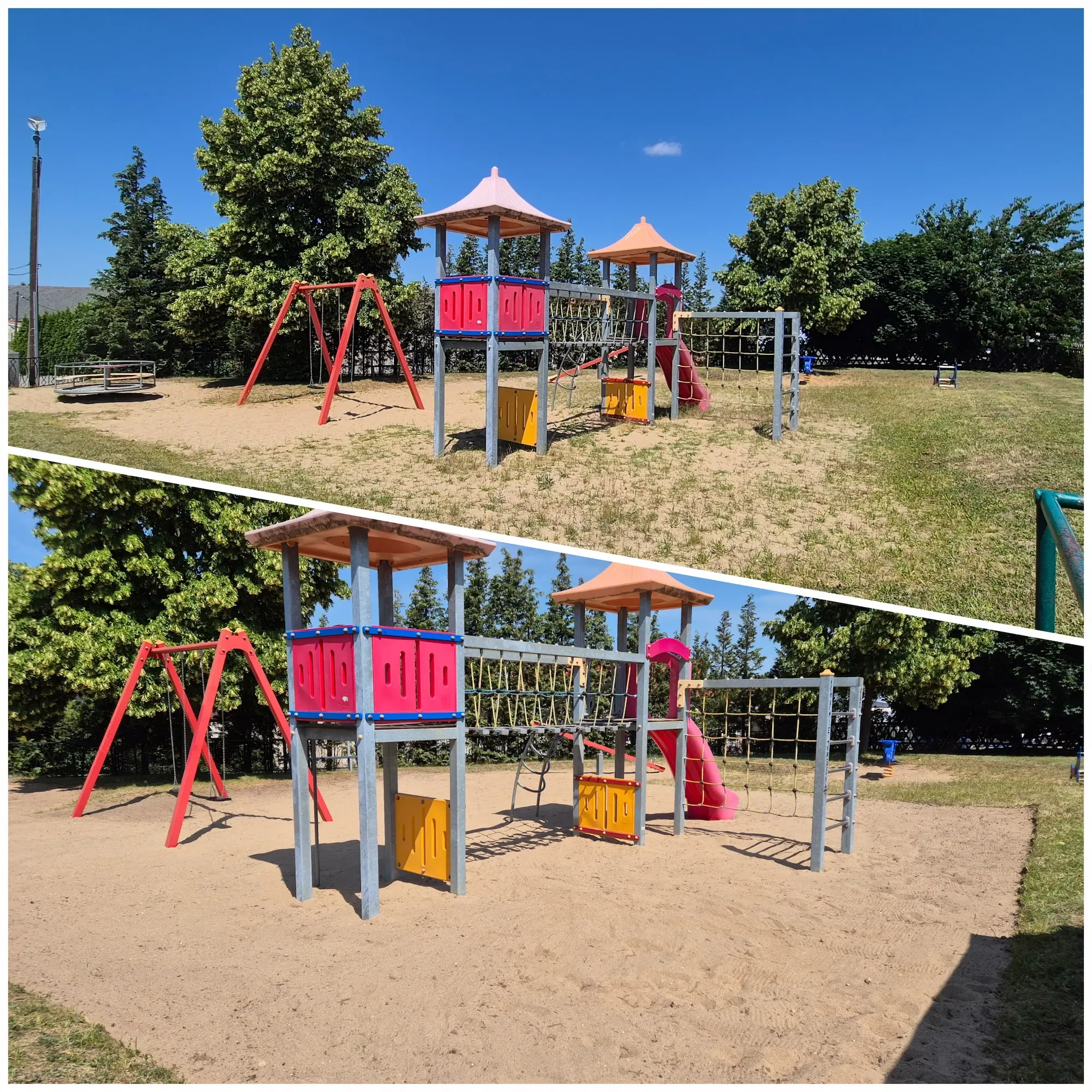 Arbeitseinsatz-Spielplatz